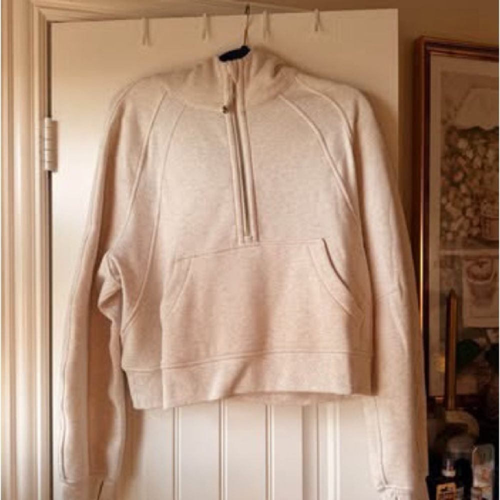 Cute beige lulu hoodie